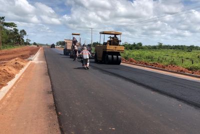 notícia: Setran conclui obras em quatro municípios do Baixo Amazonas