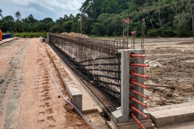 notícia: Moradores da área da ponte sobre o rio Meruú começaram a ser notificados