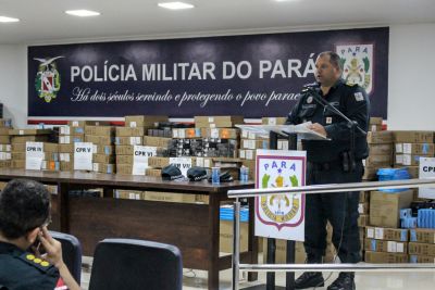 notícia: PM adquire novos computadores para otimizar serviços para a população