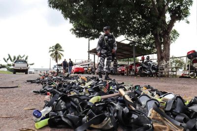 notícia: Mais de 300 equipamentos de pesca proibidos são destruídos em Tucuruí
