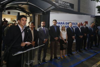 notícia: Estado inaugura novas instalações da primeira Diretoria de Combate à Corrupção do Brasil