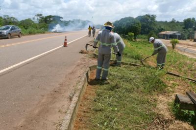 notícia: Obras na PA-150 já beneficiam quatro municípios do sudeste paraense