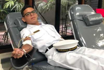 notícia: Hemopa renova estoque com a ajuda da Marinha do Brasil