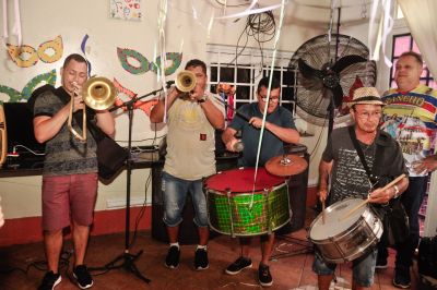 notícia: Baile de Carnaval faz parte de terapia no Caps Grão-Pará