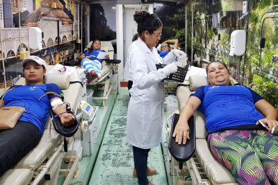 notícia: Os Hemocentros de Belém, Marabá e Santarém encerram o período de campanha de carnaval de coleta de sangue