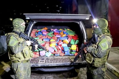 notícia: Polícia Civil realiza a maior apreensão de cocaína da história do Pará