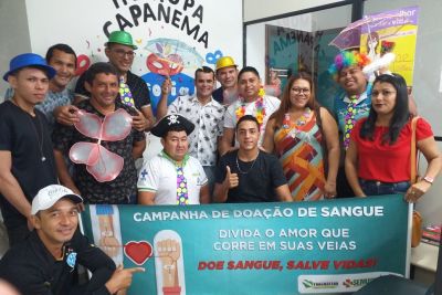 notícia: Ainda tem ‘Folia que Salva Vidas’ no Hemopa Capanema