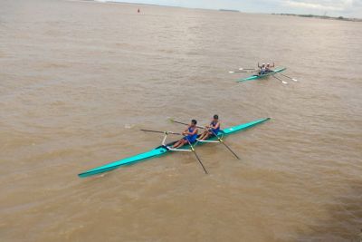 notícia: Atletas disputam regata na Baía do Guajará neste domingo 