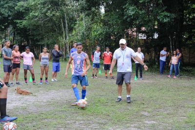 notícia: Instrutores de futebol recebem curso de qualificação da Seel em Muaná