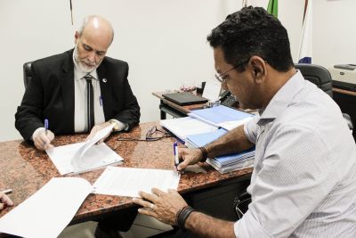 notícia: Cosanpa assina convênio com o município de Bagre, no Marajó