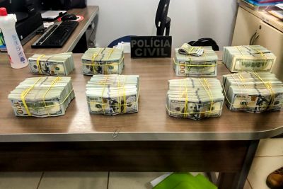 notícia: Polícia Civil prende piloto e apreende quase 1 milhão de dólares em São Félix do Xingu