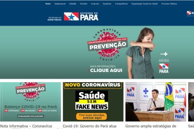 notícia: Covid-19: Governo do Pará atua para combater fake news