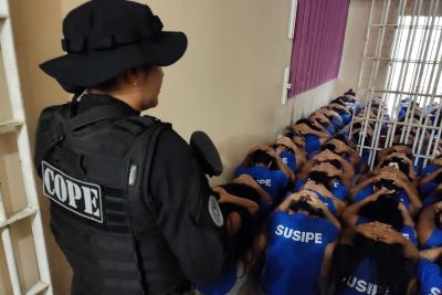 notícia: Unidades prisionais de Santarém passam por limpeza e padronização