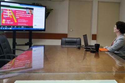 notícia: Semas apresenta ações desenvolvidas com o TerPaz em evento da ONU