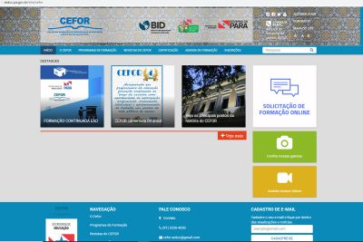 notícia: Centro de Formação da Seduc abre inscrições para cursos à distância