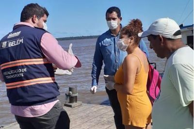 notícia: Grupamento Fluvial atua nos portos para impedir aglomerações e monitorar embarcações