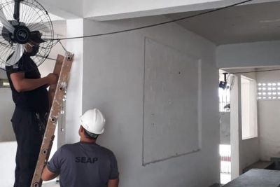 notícia: Seap inicia ação de ventilação cruzada em unidade prisional para combater vírus