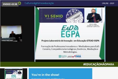 notícia: EGPA apresenta palestra sobre Ensino a Distância em congresso nacional