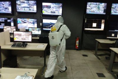 notícia: Ciop mantém higienização semanalmente em combate ao covid-19 