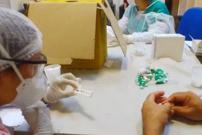 notícia: Seap realiza testes rápidos e atendimentos médicos aos servidores