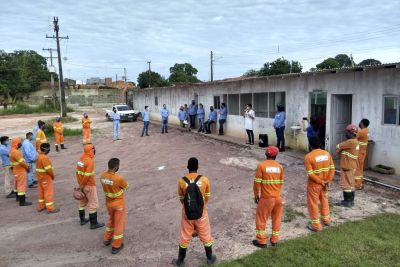 notícia: Cosanpa orienta moradores do nordeste paraense sobre combate ao coronavírus