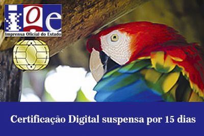 notícia: Ioepa suspende atendimento de certificação digital por 15 dias