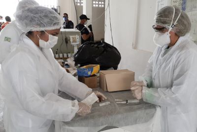 notícia: Covid-19: casas penais do Pará recebem mais de 10 mil EPIs
