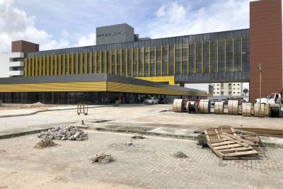 notícia: Obras avançam no Hospital Regional de Castanhal 
