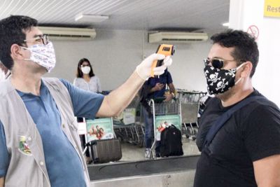 notícia: Em Altamira, monitoramento e controle da Covid-19 começa no aeroporto