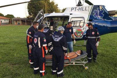 notícia: Equipe de aeromédicos resgata adolescente em comunidade de Santarém