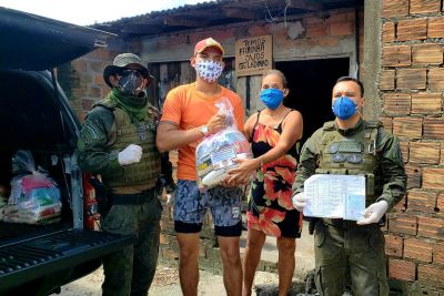 notícia: PC realiza operação de solidariedade e doa 2,5 toneladas de alimentos 