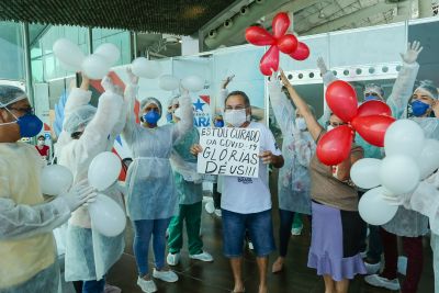 notícia: 500 pacientes já receberam alta em Hospital de Campanha de Belém