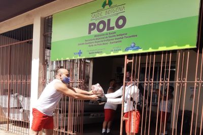 notícia: Governo do Pará entrega 500 cestas básicas para comunidades indígenas 