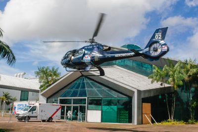 notícia: Aeronave do Governo do Estado transporta paciente do Marajó para Belém