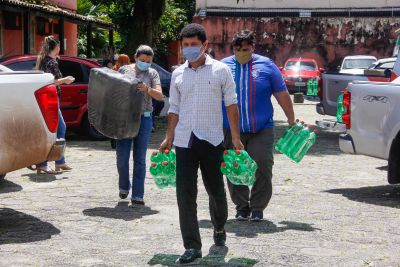 notícia: Sespa distribui máscaras de proteção e álcool para populações indígenas