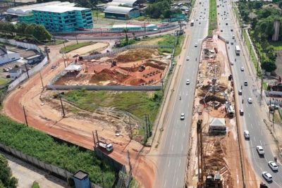 notícia: Acesso à Rua Ananin é reduzido para avanço das obras da BR-316