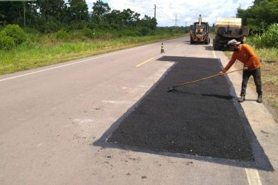 notícia: Rodovia PA-256 recebe obras de conservação e manutenção  