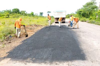notícia: Governo do Estado inicia recuperação da rodovia Perna Sul