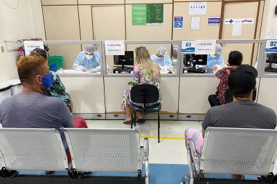 notícia: Policlínica Itinerante está em Santarém e atende população até segunda-feira