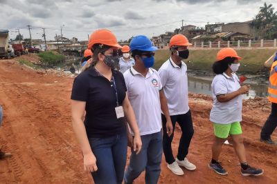 notícia: Moradores acompanham os avanços na macrodrenagem da Bacia do Tucunduba