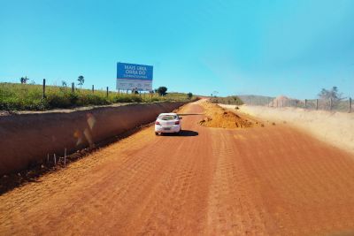 notícia: Obra de pavimentação da vicinal Carne de Sol entra em nova fase