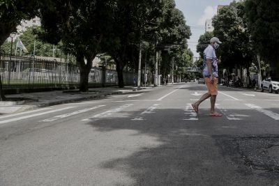 notícia: No sábado, Pará registra pouco mais de 40% da população em isolamento social