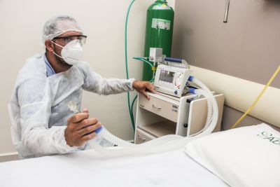notícia: Novos respiradores são instalados em hospital de Juruti