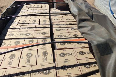 notícia: Sefa apreende quase 150 mil garrafas de cachaça em Dom Eliseu 