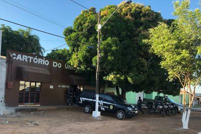 notícia: PC cumpre 13 mandados judiciais em cartório de Santana do Araguaia