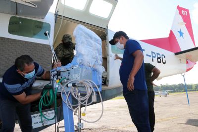 notícia: Governo destina respiradores ao Hospital de Campanha de Altamira