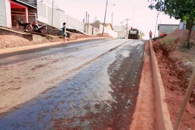 notícia: Municípios do Xingu e Tapajós têm obras de pavimentação e drenagem  