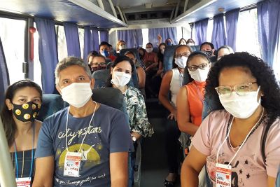 notícia: Servidores do Ophir Loyola participam de Caravana Solidária