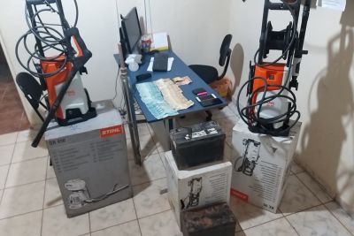 notícia: Polícia Militar prende dois por roubo e terceiro por receptação em Santana do Araguaia  