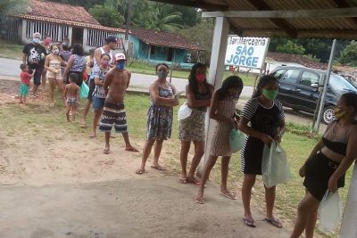 notícia: Frutas e hortaliças são distribuídas para famílias de Marapanim